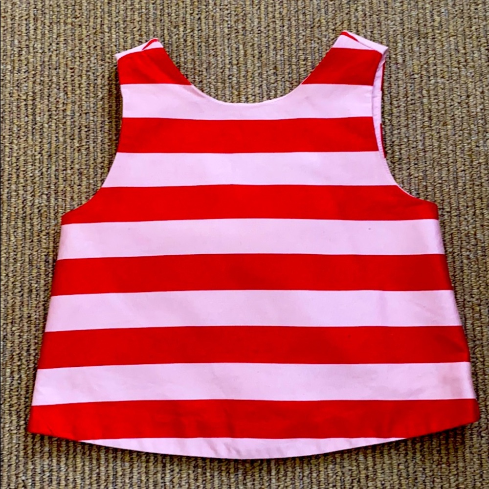 Girl’s Janie & Jack Pink and red striped top